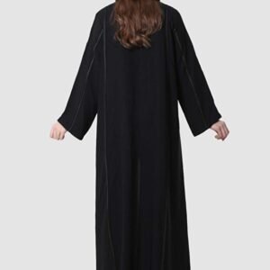 Stylish Fashion عباية من ستايلش فاشن لف باللون الاسود